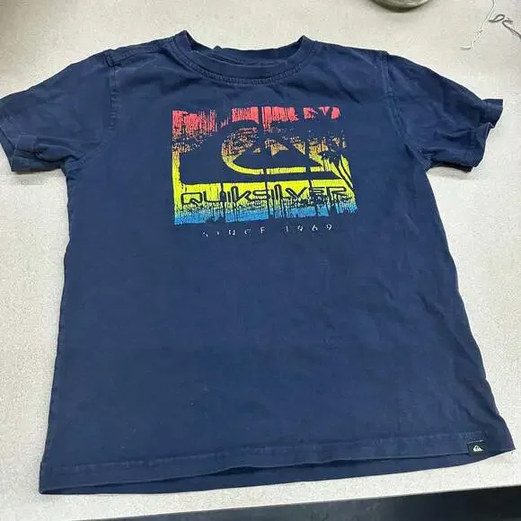 Quiksilver Blue Graphic Tee - Picture 1 of 6